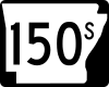 Four-digit state highway shield, Arkansas &mdash; Regulatory sign &mdash; Guide Signs and Route Markers (Shields)