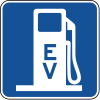 Electric vehicle charging &mdash; Regulatory sign &mdash; Motorist services (MUTCD D9-11B)