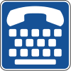 Telecommunication &mdash; Regulatory sign &mdash; Motorist services (MUTCD D9-21)