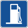 Gas &mdash; Regulatory sign &mdash; Motorist services (MUTCD D9-7)