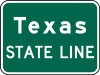 State Line &mdash; Regulatory sign &mdash; Street Signs (MUTCD I2-1)