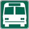 Bus Station &mdash; Regulatory sign &mdash; Street Signs (MUTCD I3-6)