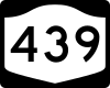 Three-digit state route shield, New York &mdash; Regulatory sign &mdash; Guide Signs and Route Markers (Shields)