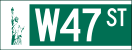 NYC Midtown Manhattan street sign &mdash; Regulatory sign &mdash; Street Signs