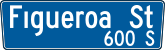 Los Angeles street sign &mdash; Regulatory sign &mdash; Street Signs