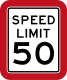 Texas speed limit sign &mdash; Regulatory sign &mdash; Speed Limit Signs