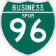 Off-Interstate Business Spur route shield &mdash; Regulatory sign &mdash; Guide Signs and Route Markers (Shields)