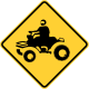 ATV crossing, New York State &mdash; Regulatory sign &mdash; Advance Warnings and Crossings Signs