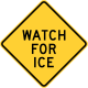 Watch for ice, Pennsylvania &mdash; Regulatory sign &mdash; Ice and Frost Signs