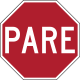 Stop, Puerto Rico &mdash; Regulatory sign &mdash; Stop and Yield Signs (MUTCD-PR R1-1)