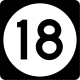 Two-digit state route shield &mdash; Regulatory sign &mdash; Guide Signs and Route Markers (Shields) (MUTCD M1-5)