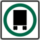 National Network Route sign &mdash; Regulatory sign &mdash; Truck Routes Signs (MUTCD R14-4)
