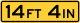 Clearance &mdash; Regulatory sign &mdash; Low Clearances Signs (MUTCD W12-2A)