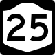Two-digit state route shield, New York &mdash; Regulatory sign &mdash; Guide Signs and Route Markers (Shields)