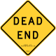 Dead End sign, New York City &mdash; Regulatory sign &mdash; Dead End Streets and No Passing Zones Signs