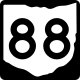Two-digit state route shield, Ohio &mdash; Regulatory sign &mdash; Guide Signs and Route Markers (Shields)