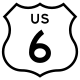 Single-digit U.S. route shield, cutout variant &mdash; Regulatory sign &mdash; Guide Signs and Route Markers (Shields)