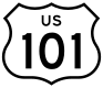 Three-digit U.S. route shield, cutout variant &mdash; Regulatory sign &mdash; Guide Signs and Route Markers (Shields)