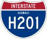 Four-digit interstate route shield, Hawaii &mdash; Regulatory sign &mdash; Guide Signs and Route Markers (Shields)